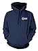 Fishers Sportswear EMT Reflective Hooded Sweatshirt X-Large Navy
