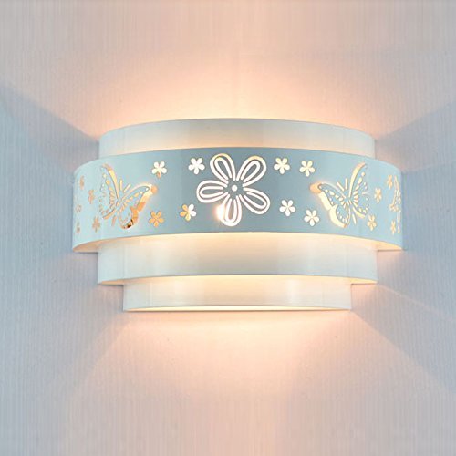 Morden Carved Ceiling Lights Pendant Lamp with Butterfly Flower Pattern Wall Lamp for Bedroom Living Room