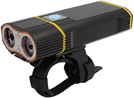 USB Rechargeable Bike Light,  Fire Super Bright 2000 Lumens Cree XML-L2 LED Waterproof Bicycle Headlight - Easy Installation Cycling Flashlight