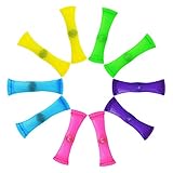 FIDGET TOY(Package of 10, 5 colors) Stress Relieve toy, Focus Enhance, Relieves Stress and Increase Focus for Adults and Children, has helped with ADHD ADD OCD Autism