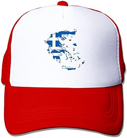 Adult Unisex Flag Map Of Greece 100% Nylon Mesh Caps One Size Fits Most Dancing Mesh Hats Adjustable