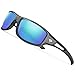 TOREGE Polarized Sports Sunglasses for Men Women Cycling Running Driving Fishing Golf Baseball Glasses GRILAMID TR90 Frame TR03
