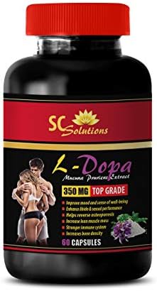Libido Vitamins for Women - L-DOPA-MUCUNA PRURIENS Extract (99%) - L-dopa Power - 1 Bottle 60 Capsules