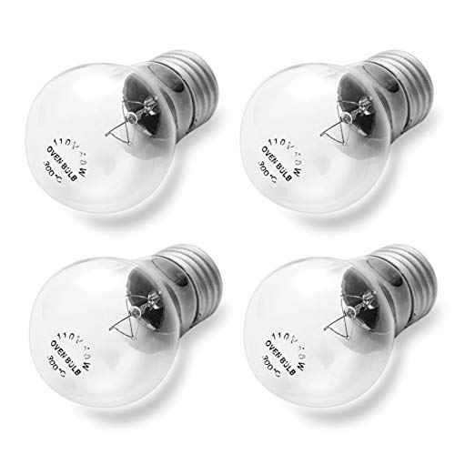 (2Pack) Appliance Oven Light Bulb,HighTemperature 300 Degree Resistant