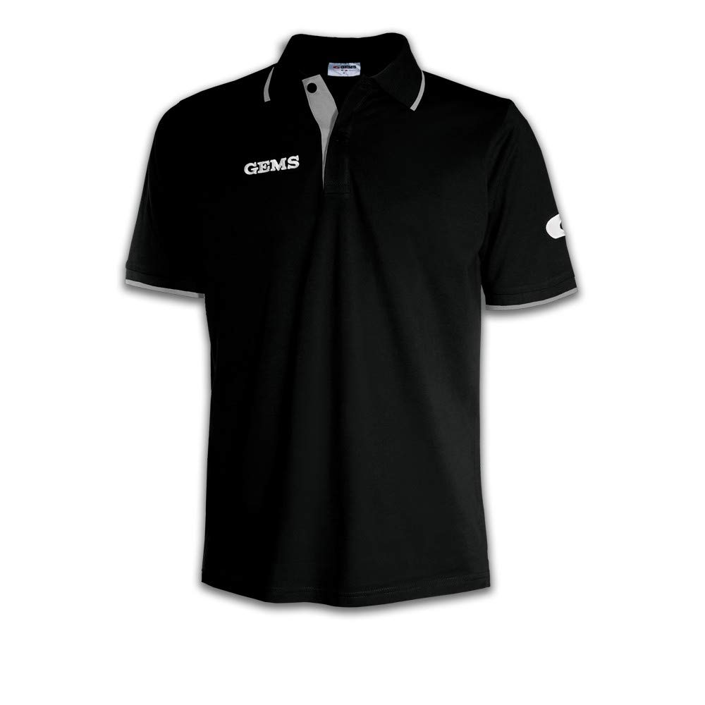 GEMS QH03 Mali Polo Shirt Unisex Black XXXS