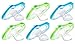 Munchkin Latch Lightweight Pacifier 6+ Months, 6 Pack, Blue/Green