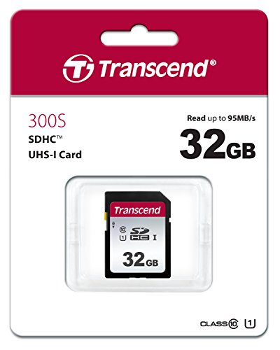 Transcend TS32GSDC300S 32GB UHS-I U1 SD Memory Card