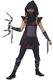 Fearless Black Ninja Girl Kids Costume