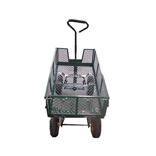 4 Rad Handwagen Bollerwagen Transportkarre Gartenwagen Schubkarre – Bild 4