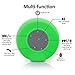 BONBON Shower Speaker Bluetooth Waterproof Water Resistant Handsfree Portable Wireless Shower Speaker,Build-in Microphone, Solid Suction Cup, 4 hrs Play Time（Green）thumb 4
