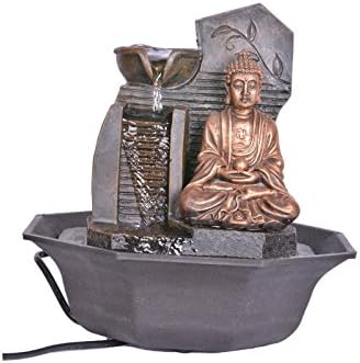 Khussa Buddha Water Indoor Fountain with led Light KHFO-28