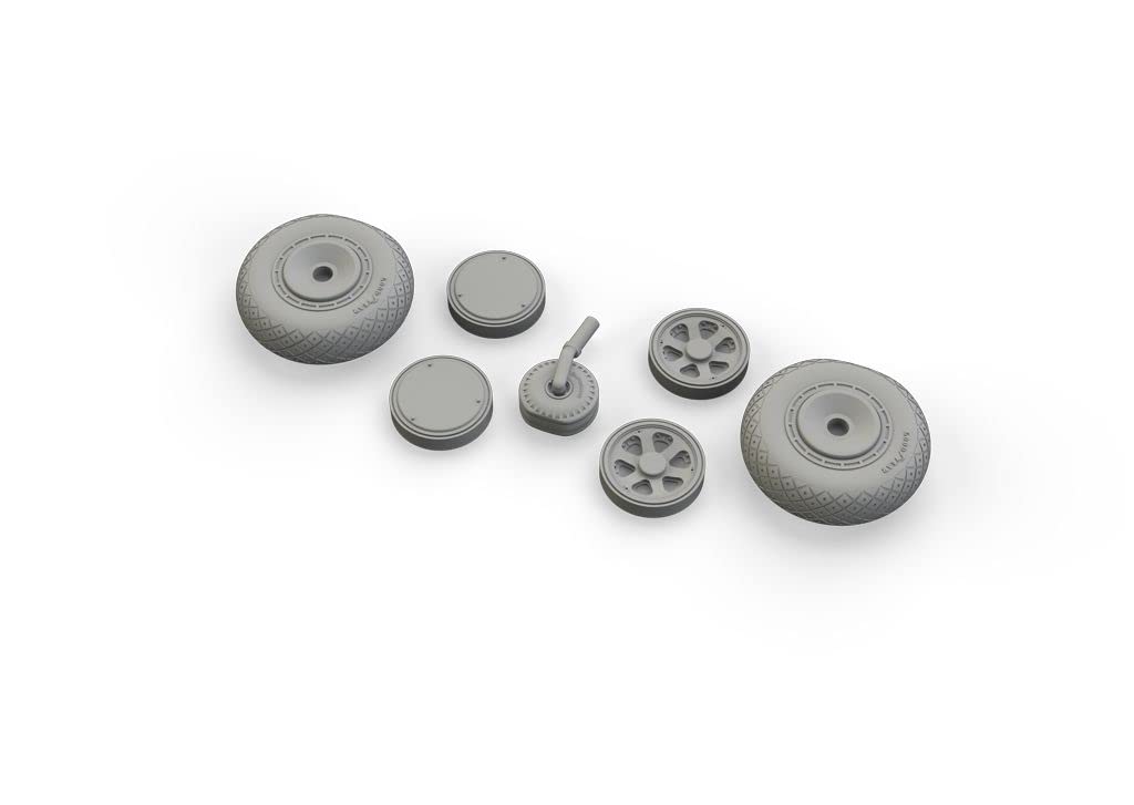 Eduard Brassin 1: 72 - P-47D Wheels (Tamiya)