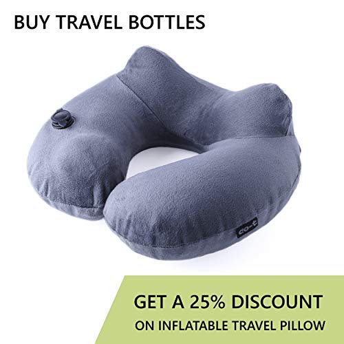 Silicone Travel Bottles Set - TSA Approved Leak Proof Silicone Travel Bottles - 4 Pack/3oz - Thumbnail 6