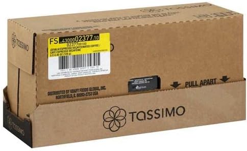 Tassimo Professional Gevalia Decaffeinated Expresso Coffee, 4.45 Ounce -- 5 per case.