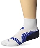 Balega Enduro V-Tech Quarter Socks, White/Ink/Cobalt, Small