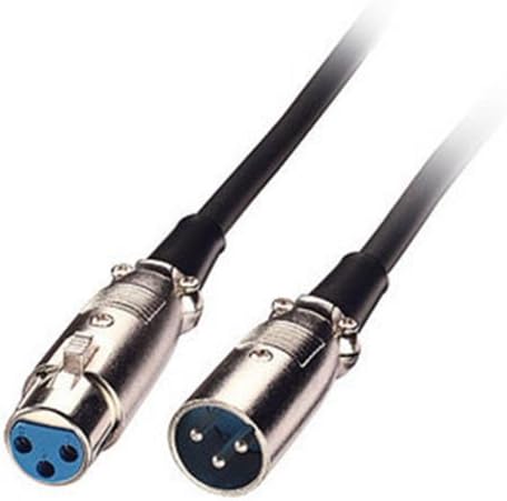 LINDY 3m XLR Cable - Male to Female Black