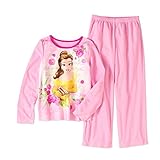 AME Inc Girls Disney Beauty & The Beast Princess Belle Fleece Pajamas