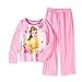 AME Inc Girls Disney Beauty & The Beast Princess Belle Fleece Pajamas