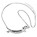 BONSNY Signature collection “LIMMO“ Love Heart Enamel Zinc Alloy Metal Pets Dachshund Necklace Dog Animal pendant 18