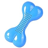 Nasus Pet Dog Cooling Chew Toy, Puppy Dog Summer Intelligence Puzzle Thirst Quench Hydro Freezable Fun Rubber Play Training Toy with Bones Shape Design for Teething and Small, Medium Pet Chewers