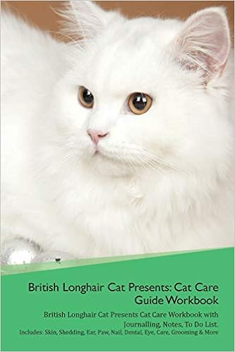 Buy British Longhair Cat Presents Cat Care Guide Workbook British