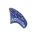 Purrdy Paws 40 Pack Soft Nail Caps for Cat Claws Blue Glitter Small