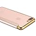 iPhone 8 Plus Case,iPhone 7 Plus Case, LONTECT Slim PU Leather Folio Flip Case with Card Slot & Clear Soft TPU Back Cover for Apple iPhone 8 Plus/iPhone 7 Plus - Gold