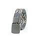 JasGood Unisex Nickel Free Belt 1.5 In Nylon Adjustable Web Belt with Plastic Buckle