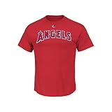 Mike Trout Los Angeles Angels Red Youth Jersey Name and Number T-shirt