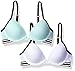 Candie's Big Girls' 2 Pack Cotton/Spandex Underwire Bra, Mint/White, 34A