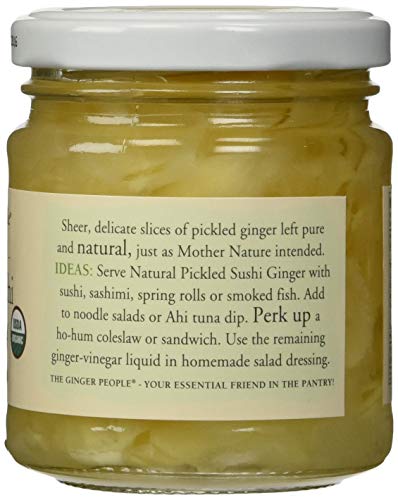 The Ginger People Organic Pickled Sushi Ginger, 6.70 oz with free Spoon - Image 4