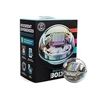 Sphero BOLT: App-Enabled Robot Ball with Programmable Sensors + LED Matrix, Infrared & Compass - STEM Educational Toy for Kids - Learn JavaScript, Scratch & Swift