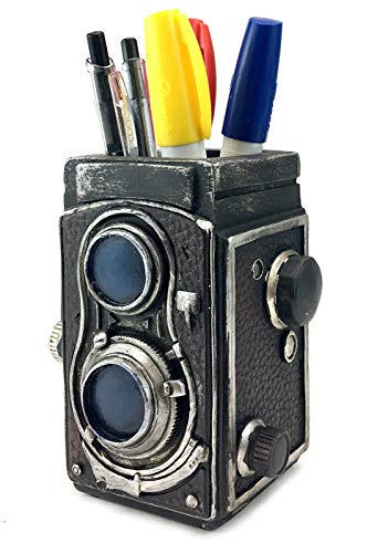 Bellaa-21390-Camera-Pencil-Holder-Retro-Pen-Desk-Organizer-Unique-Gift-5-inch