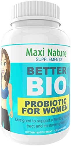 BETTER BIO All in 1 Raw Flora Probiotic for Women (5 Billion Living Microorganisms) - 4 Month Supply