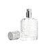 Enslz Perfume Fragrance Cologne Atomizer Empty Refillable Glass Bottle Fine Mist Silver Sprayer 50ml