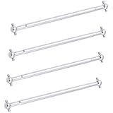 (4-Pack) HobbyPark 08029 Metal Steel 90mm Front/Rear Dog Bone For Volcano Epx/epx PRO 1/10 Electric RC Off Road Monster Truck Upgrade Parts Sliver