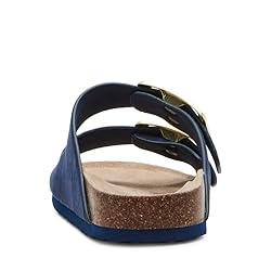 Madden Girl Women's Bodiee Slide Sandal, Navy
