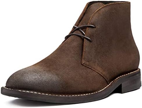 Amazon.com: Thomas & Vine 男款Logan 真皮防水Chukka 靴, 棕色  display picture 3