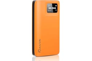 ROAMFI RoamWiFi 4G LTE WiFi Mobile Hotspot Router, Worldwide Portable High Speed Hotspot with US 10GB & Global 1GB Data 30Day,Connects Up to 10 Devices Pocket Hotspot for Travel in 160+ Countries