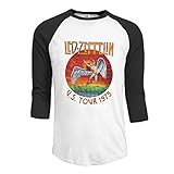 U.s. Tour 1975 Rock Led Zeppelin Baseball Jersey Shirt