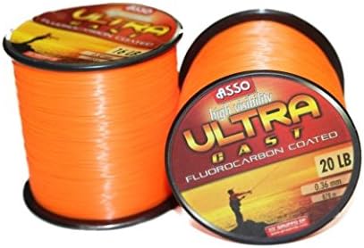 Asso Ultra Cast: Fluoro Orange: 16lb