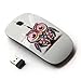 KOOLmouse [ Optical 2.4G Wireless Mouse [ Owl Pink Eyes Colorful Disco Bird Drawing ]
