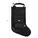 Tactical Christmas Stocking Bag Military Dump Drop Magazine Storage Bag EDC Molle Pouch for Christmas Ornament Decoration Gifts for Veterans Military Patriotic and Outdoorsy People Black