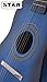 Star MG50-BL Kids Acoustic Toy 6 Strings Guitar 23-Inches, Color Blue