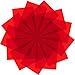 Sumind 18 Pieces Gel Filter Correction Gel Light Filter Colored Overlays Transparent Film Plastic Sheets Supplies, 11.7 by 8.3 Inches, Red