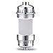 JUNYU 8-Stage High Output Shower Filter, 2 Replaceable Filter Cartridges - Removes Chlorine and Flouride and Harmful Substances From Your Water. Free Teflon Tape Provided - Chrome