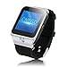 CNPGD All-In-1 Watch Cell Phone & Smart Watch Sync To Android Ios Smart Phone Silver