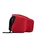 MegaGear ''Ultra Light'' Neoprene Camera Case Bag with Carabiner for Nikon COOLPIX B500 Digital Camera (Red)