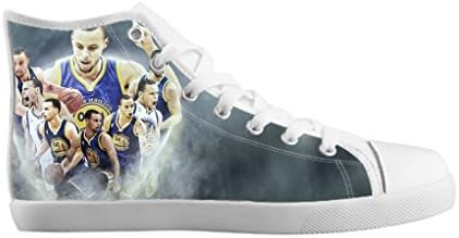Custom Stephen Curry High-upper Canvas Shoes and Sneakers for Boys