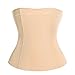 KSKshape Waist Trainer Shapewear For Weight loss Tummy Control Body Shaper Breathable Waist Cincher,Beige,M